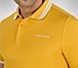 SS BUTTON DOWN POLO, YELLOW