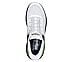 SKECHERS SLIP-INS: MAX CUSHIONING SUSPENSION, WHITE BLACK Footwear Top View