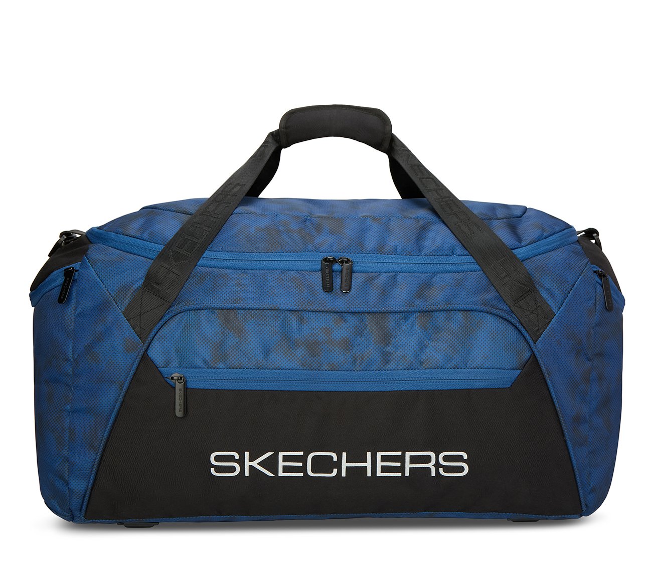 CAMO DUFFLE BAG, BLUE/BLACK
