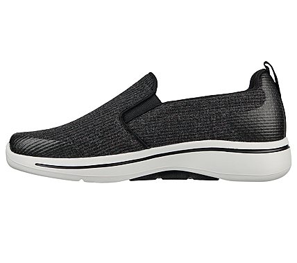 Skechers Black/White Go Walk Arch Fit Our Earth Women Walking Shoes ...