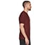 GODRI ALL DAY TEE, DDARK RED Apparels Bottom View