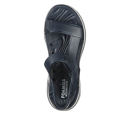 GO WALK 5 - BAYSIDE, NAVY/GREY Footwear Top View