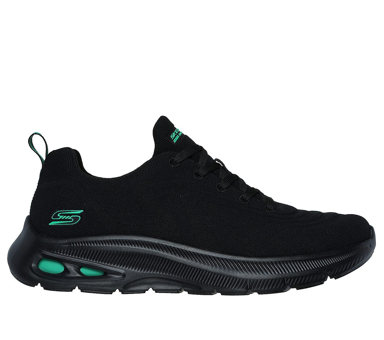 BOBS UNITY - SLEEK REVIVE, BBLACK Footwear Lateral View
