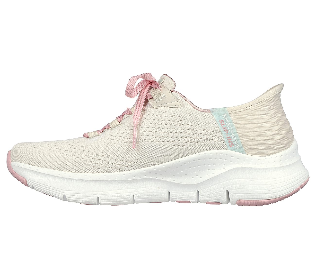 ARCH FIT, OFF WHITE/PINK Footwear Left View