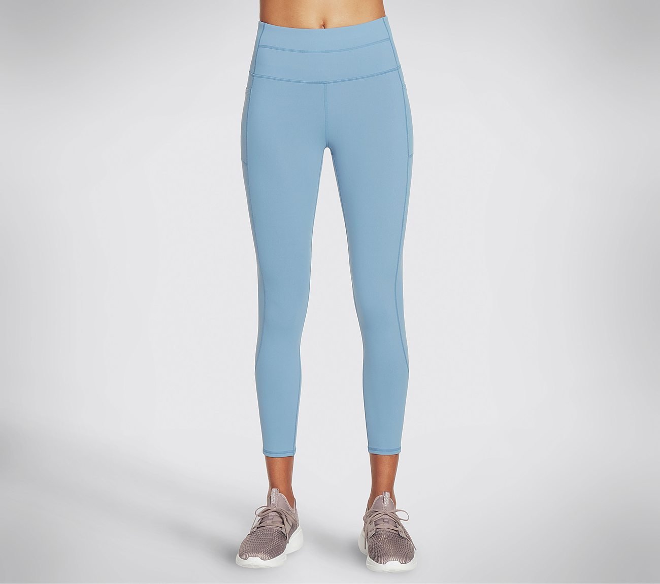 GOWALK HW 7/8 LEGGING II, BLUE/GREY Apparel Lateral View