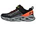 TWISTY BRIGHTS-NOVLO, BLACK/ORANGE Footwear Left View