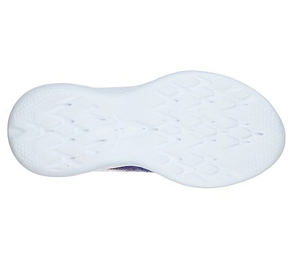 GO RUN 600-SPARKLE SPEED, BLUE/NEON PINK Footwear Bottom View