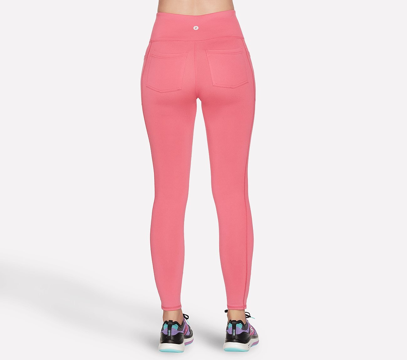 GOSTRETCH HW FL 4 POCKET LEGG, RED/BLUE Apparels Top View