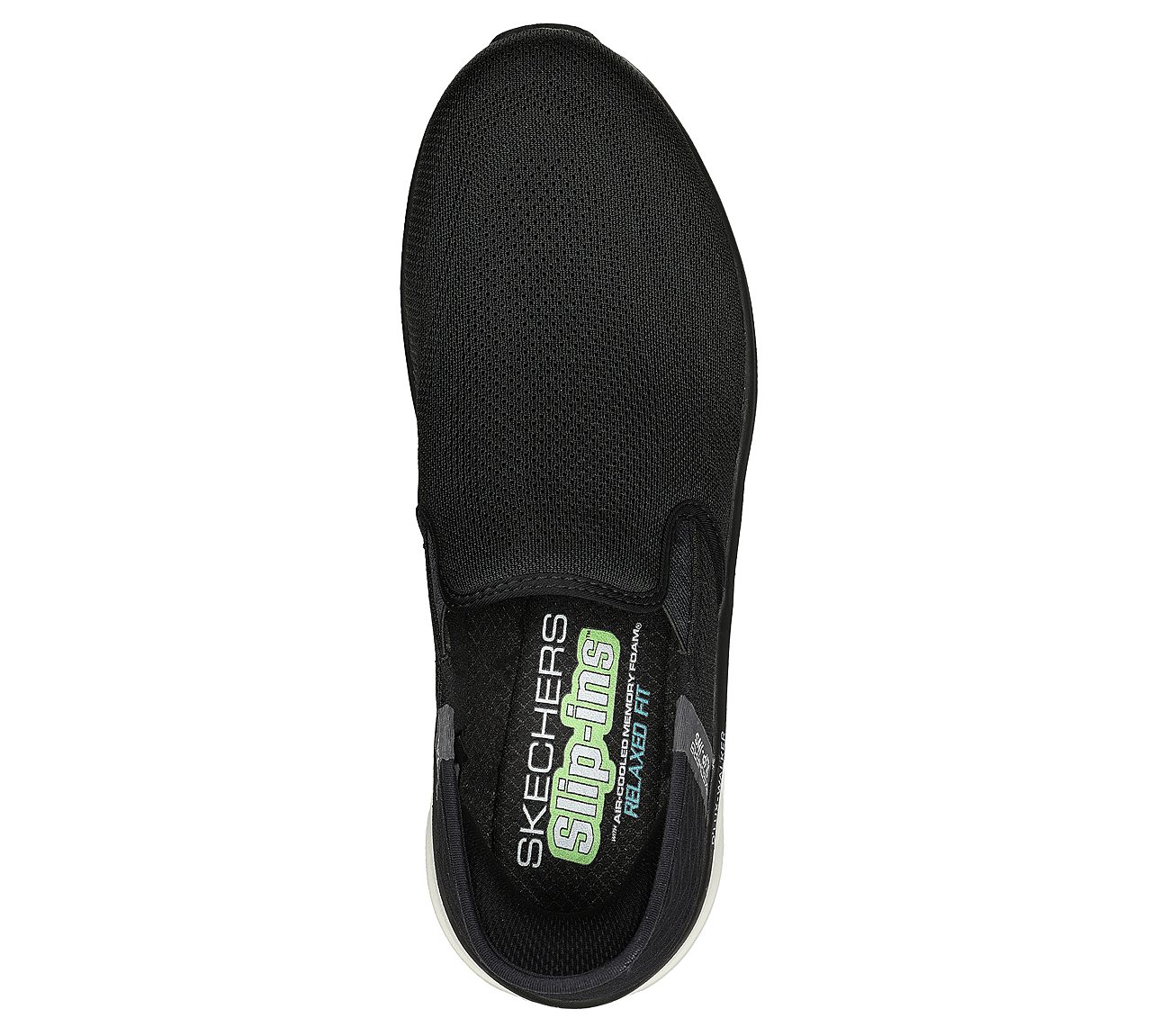 Skechers Slip-Ins: D'Lux Walker - Orford, BBBBLACK Footwear Top View