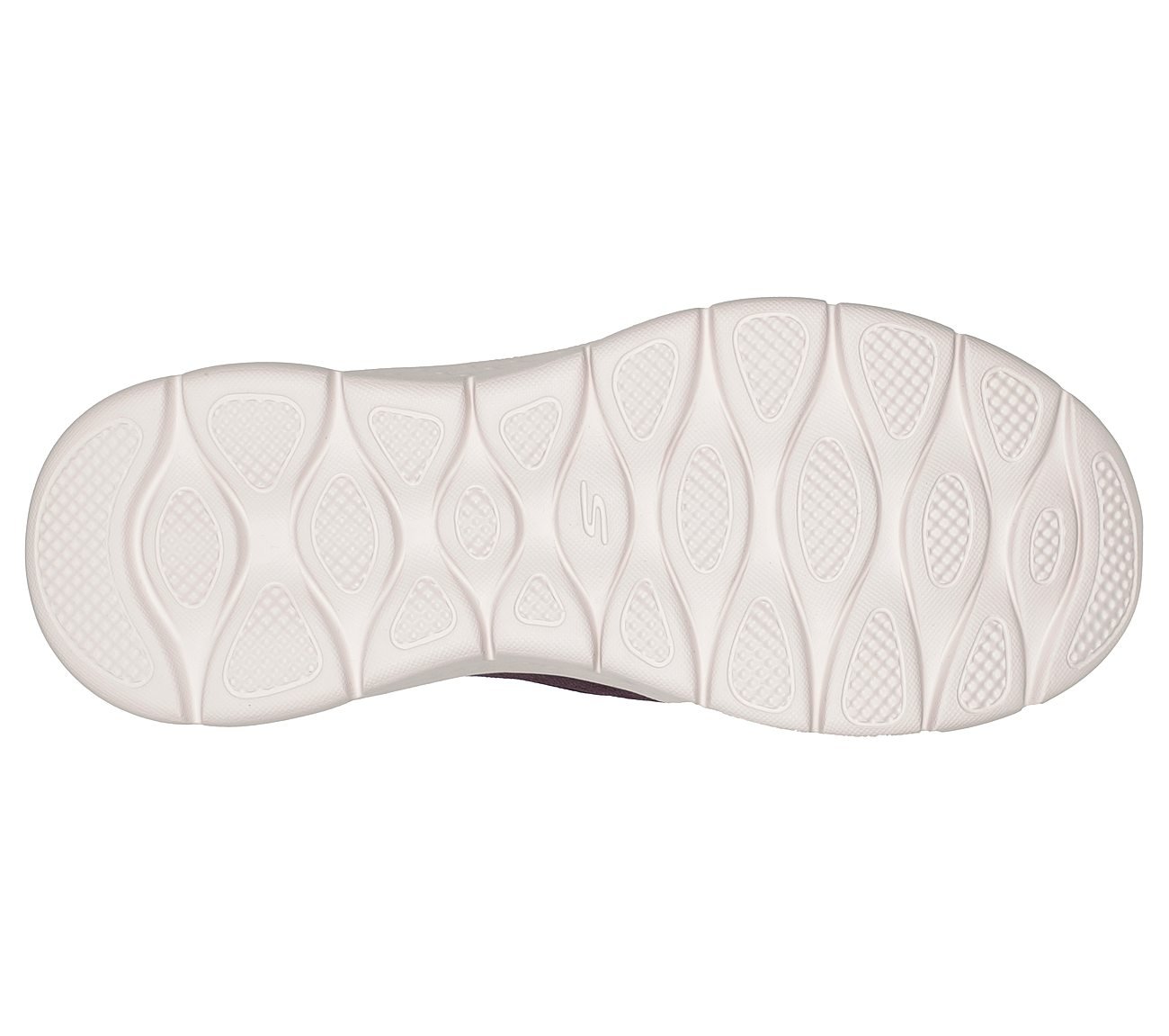 GO WALK FLEX - OCEAN WIND, PLUM Footwear Bottom View