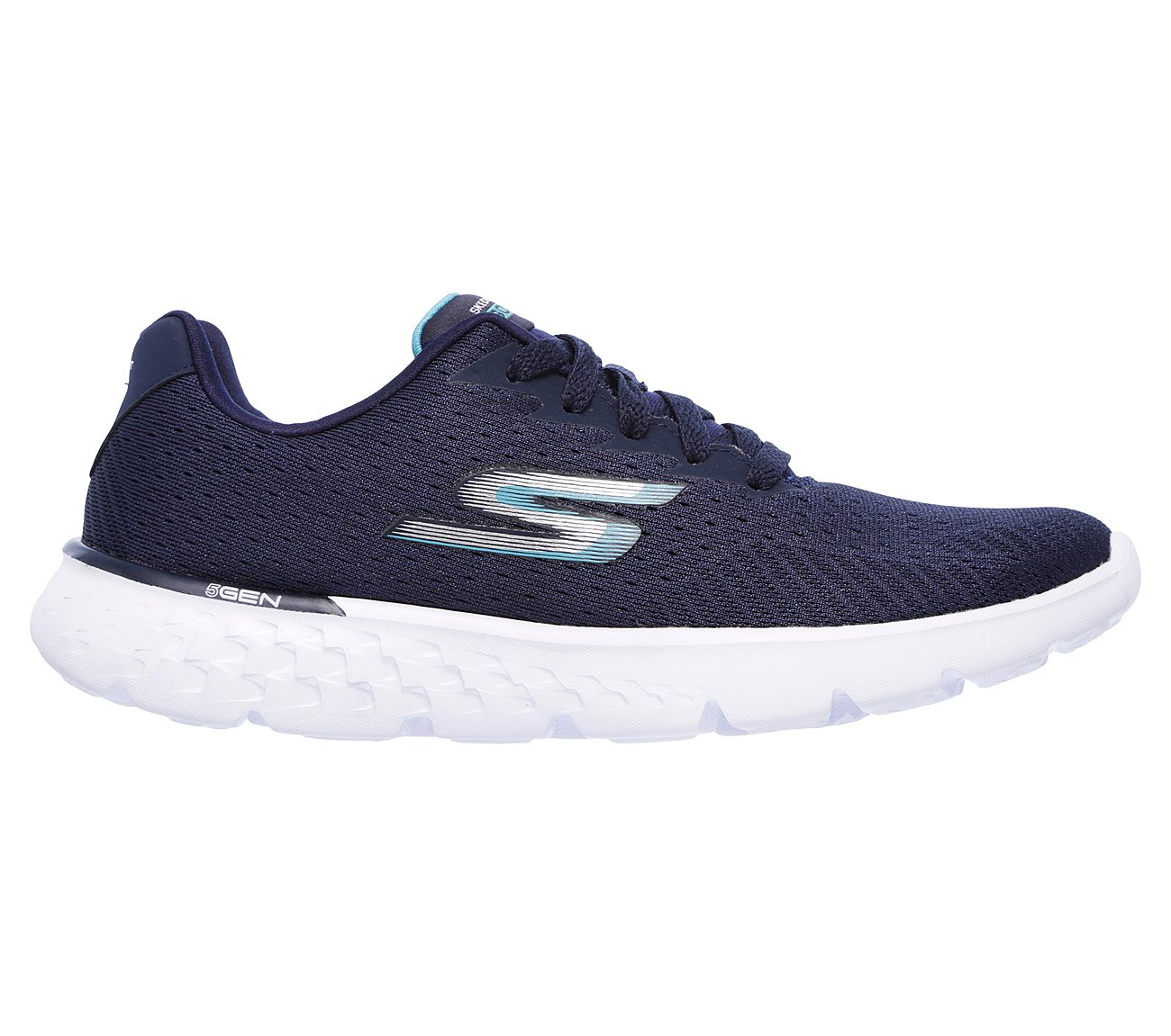 GO RUN 400 - SOLE, NAVY/WHITE Footwear Right View