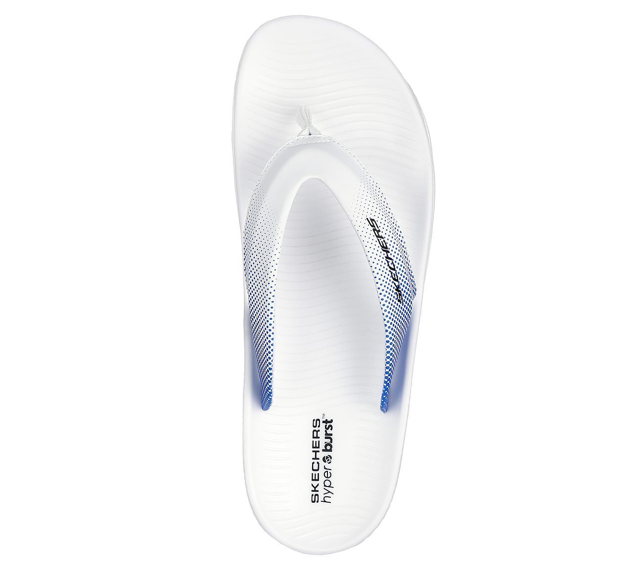 HYPER SLIDE - SIMPLEX 2, WHITE/MULTI Footwear Top View