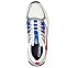 GLOBAL JOGGER, WHITE/RED/BLACK Footwear Top View