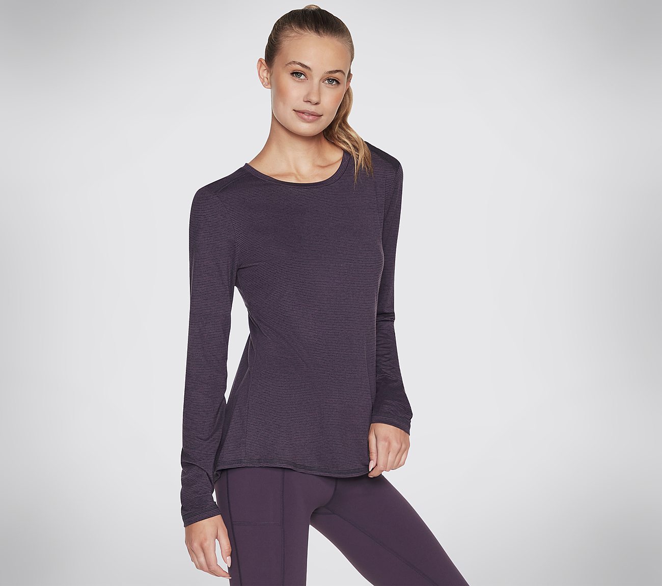 GODRI STRIDE LONGSLEEVE, DARK PURPLE Apparels Bottom View