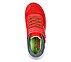RAZOR FLEX - MEZDER, RED/CHARCOAL Footwear Top View