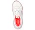 MAX CUSHIONING DELTA - ALECTR, WHITE/HOT CORAL Footwear Top View