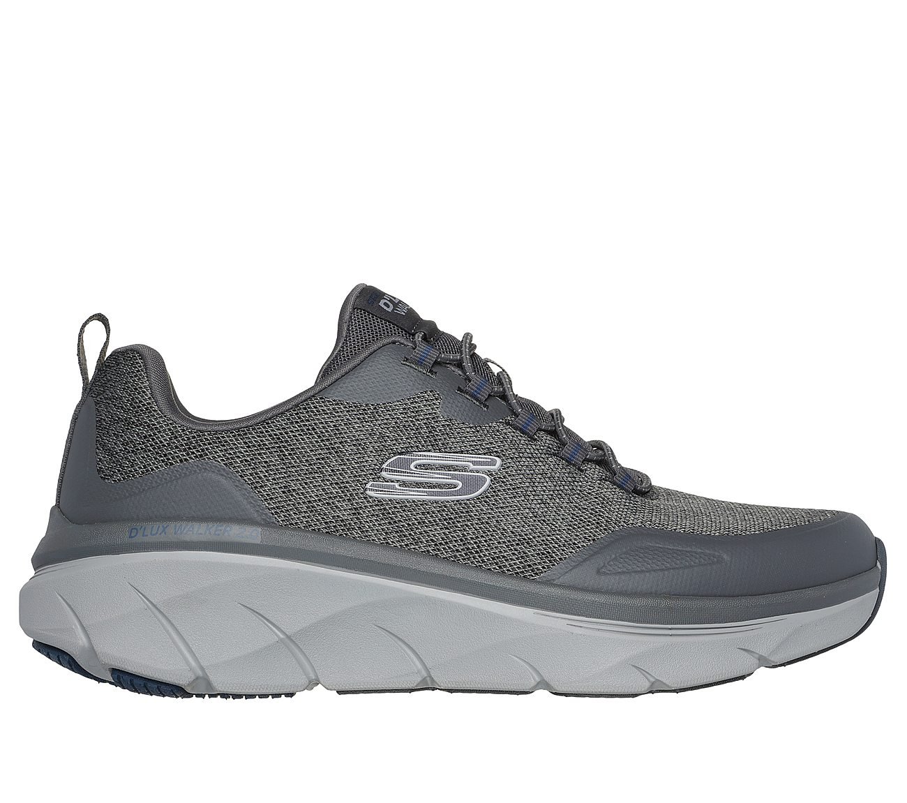 D'LUX WALKER 2.0 - STEADYWAY, GRAY/NAVY Footwear Lateral View