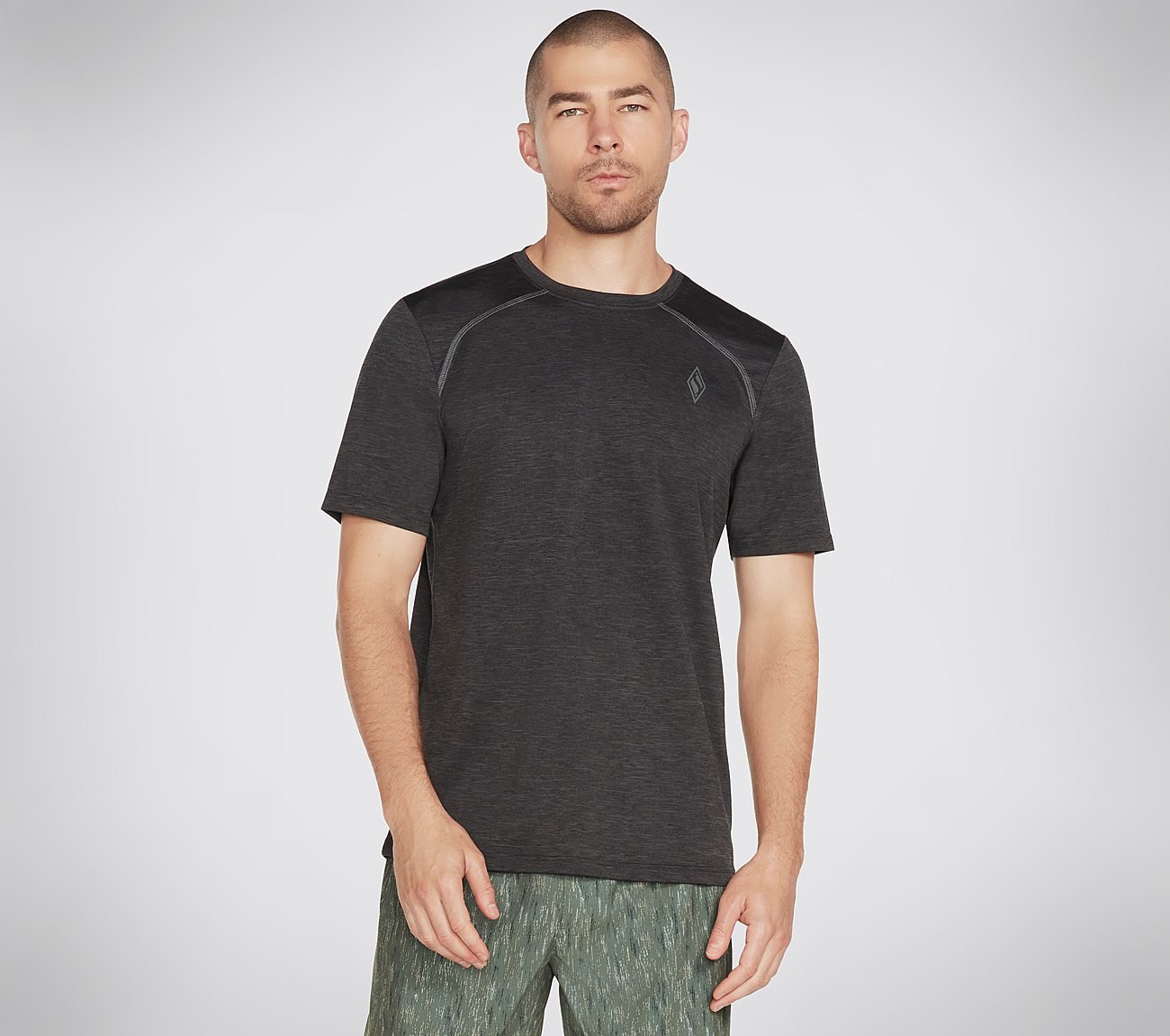  ON THE ROAD TEE, BLACK/CHARCOAL Apparel Lateral View