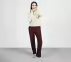 GOLUXE RIB PANT, BBBBLACK Apparel Right View