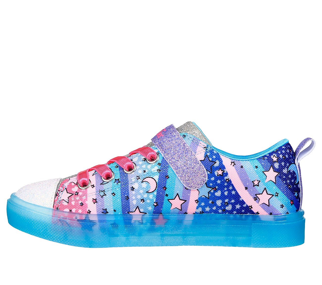 TWINKLE SPARKS ICE-UNICORN BU, BLUE/MULTI Footwear Left View