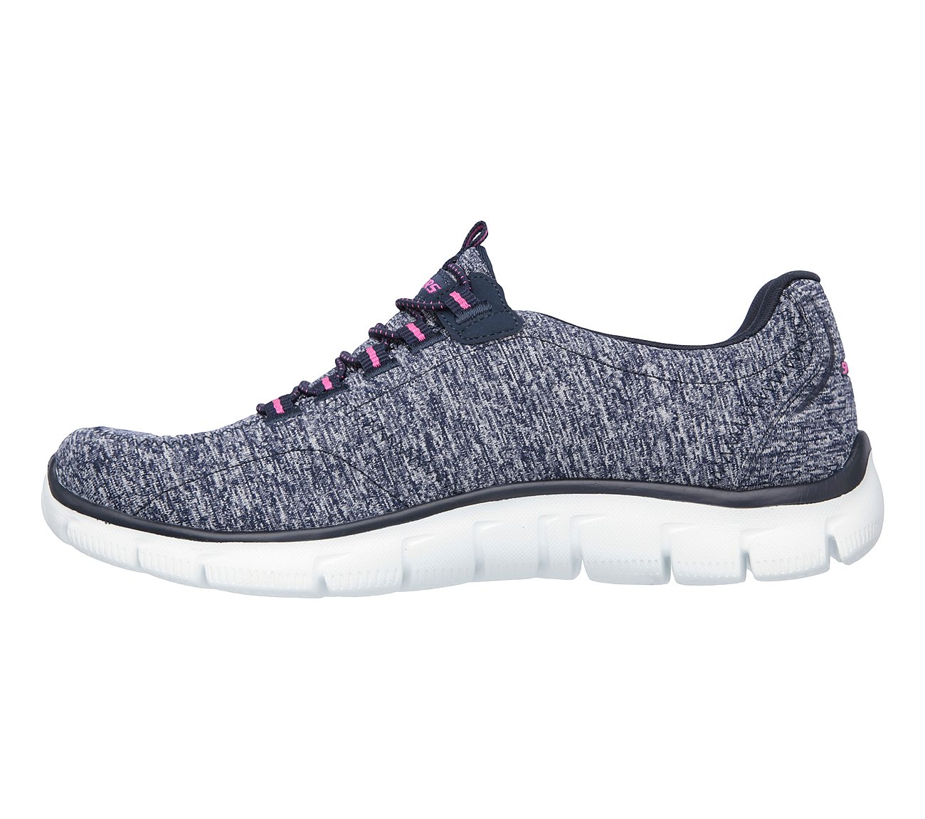 EMPIRE - HEART TO HEART, NAVY/HOT PINK Footwear Left View