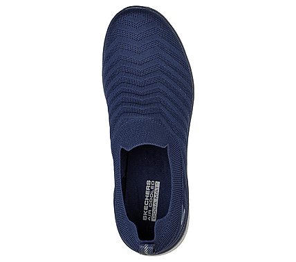 Skechers Navy Max Cushioning Lite Sweetways Womens Slip On - Style ID ...