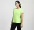 KNOTTED ROUND NECK T-SHIRT, WHITE Apparel Top View