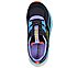 SKECHERS ELITE SPORT - 3 2 GO, BLACK/MULTI Footwear Top View
