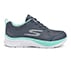 SKECHERS ELITE SPORT, CHARCOAL / TURQUOISE