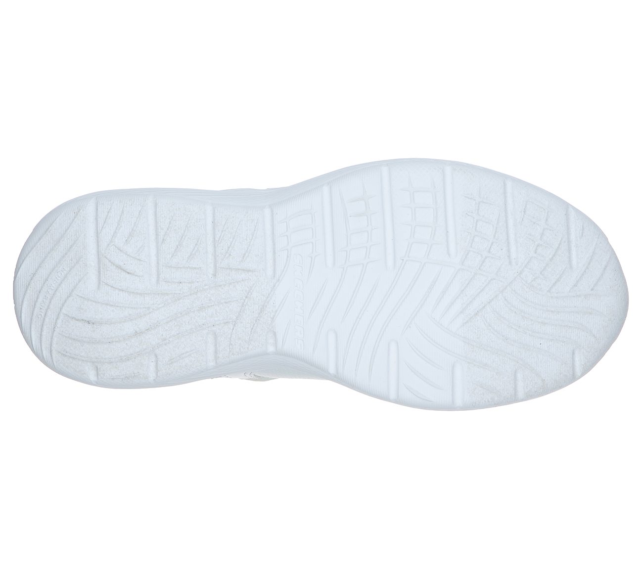 DYNA-LITE-SCHOOL SPRINTS, WWWHITE Footwear Bottom View