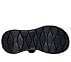 GO WALK FLEX SANDAL-EASY ENTR, BLACK/LIME Footwear Bottom View