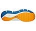 GO RUN CONSISTENT - TRACEUR, WHITE BLUE ORANGE Footwear Bottom View