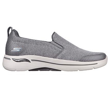 GO WALK ARCH FIT - OUR EARTH, GREY/BLUE Footwear Right View