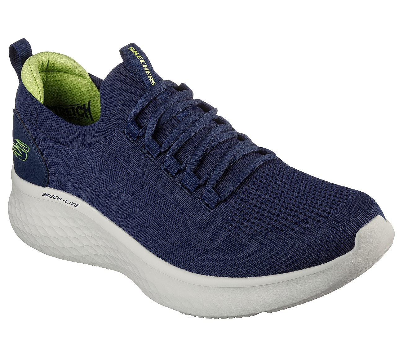 SKECH-LITE PRO - FAINT FLAIR, NAVY/LIME Footwear Right View