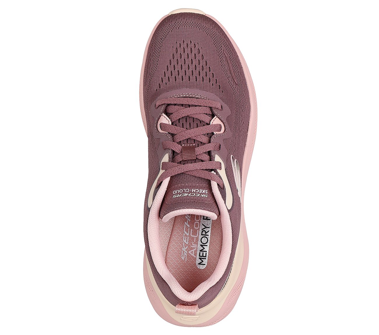 SKECH CLOUD-GENTLE GLOW, BURGUNDY