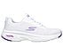 GO RUN ARCH FIT - SKYWAY, WHITE/PURPLE Footwear Right View