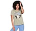 MOUNTAINSCAPE T-SHIRT, GREEN/WHITE Apparels Lateral View