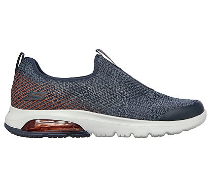 GO WALK AIR - EXPRESSION, NAVY/ORANGE Footwear Right View
