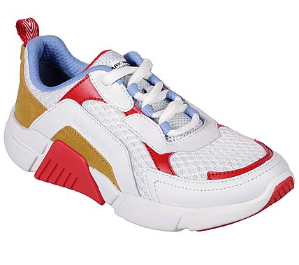 BLOCK - TRINITY, WHITE/MULTI Footwear Lateral View