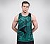 FIRFLY AOP TANK, TEAL/BLUE Apparels Lateral View