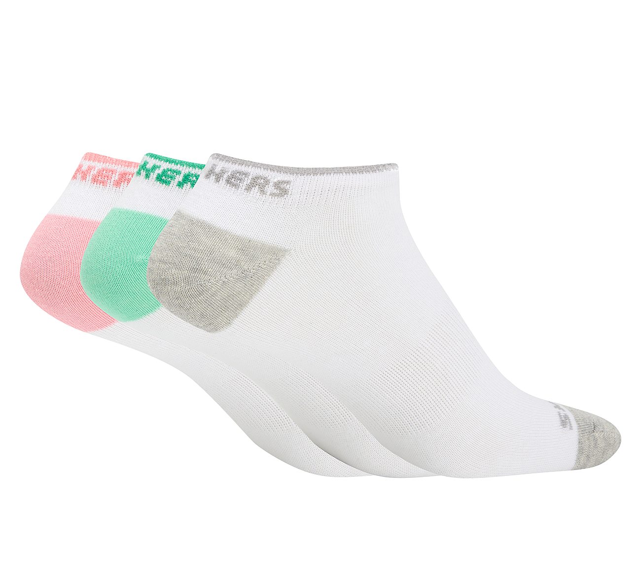 3PK WOMENS NON TERRY LOW CUT, WHITE