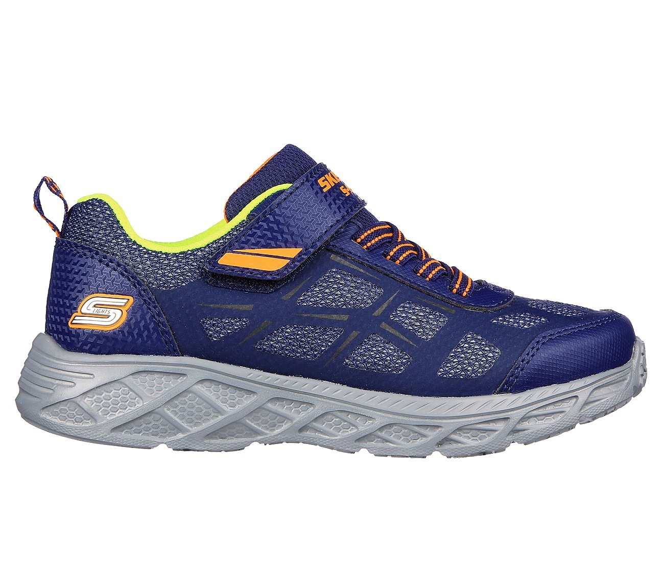 DYNAMIC-FLASH - REZLUR, NAVY/ORANGE Footwear Right View