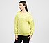 OASIS LAYERED SLEEVE SWEATSHIRT, MINT/YELLOW