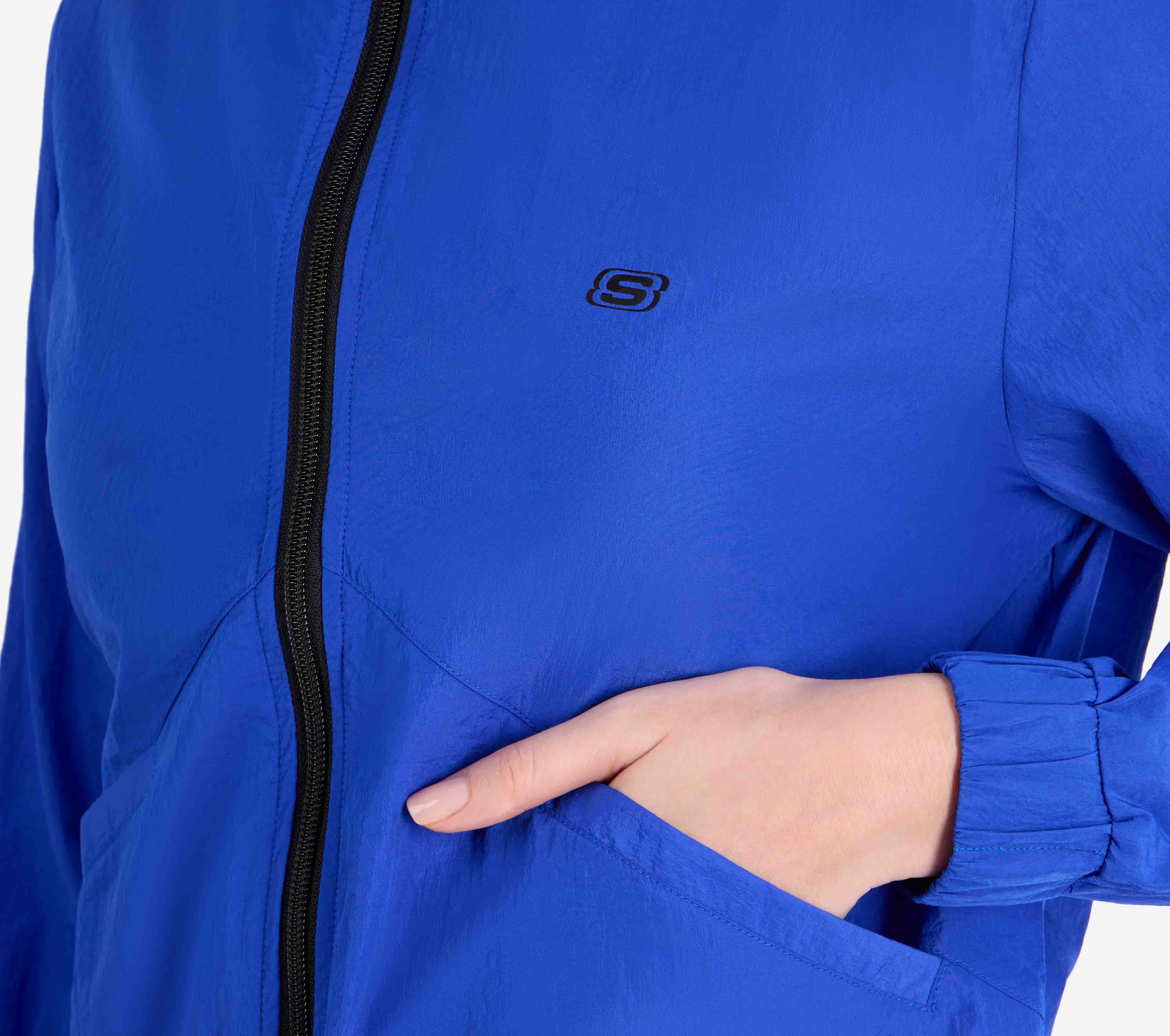 ALL WEATHER JACKET, ROYAL SILVER