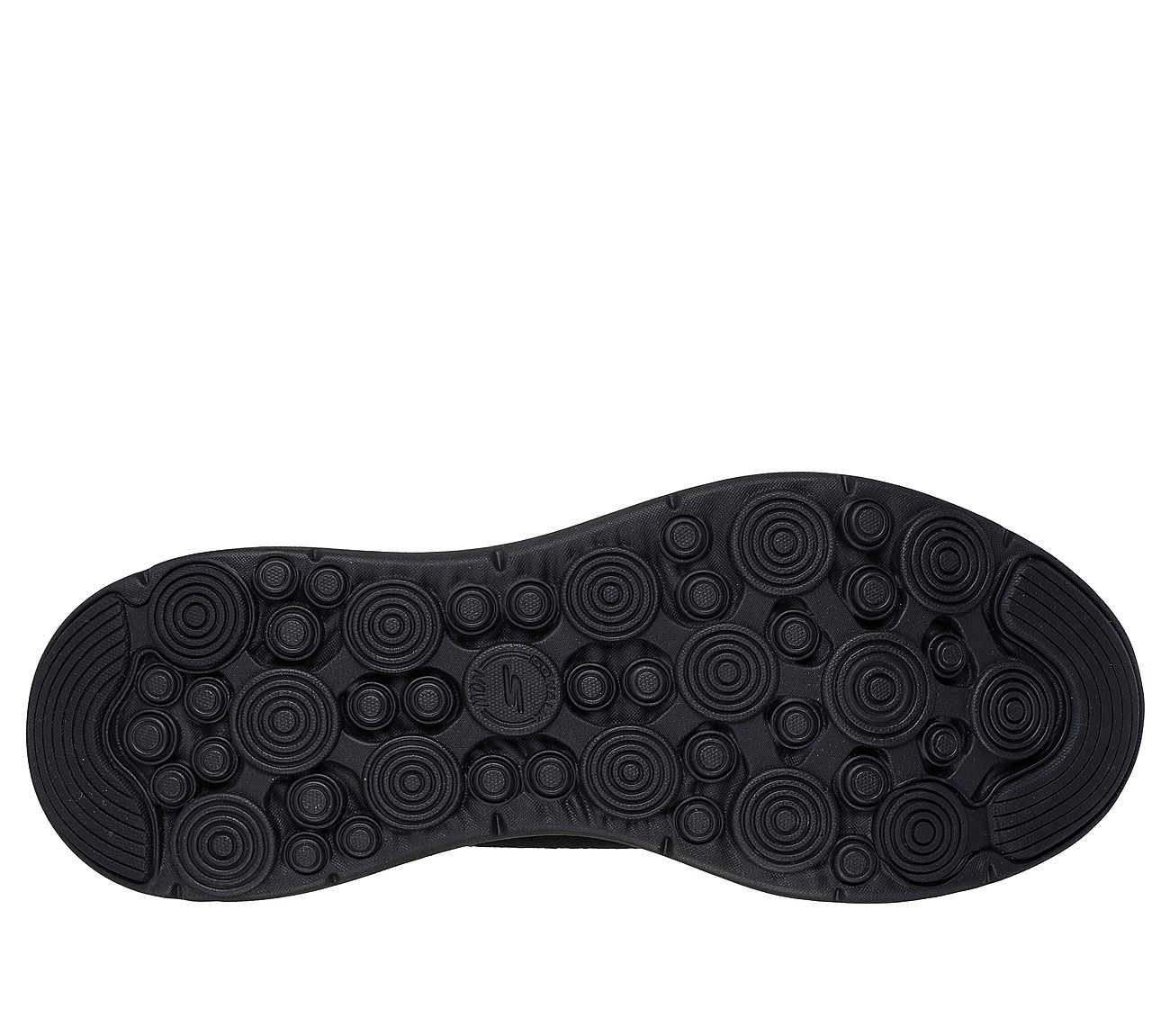GO WALK NOW - SAUNTERED, BBLACK Footwear Bottom View