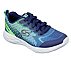 GO RUN 600 - HENDOX, NAVY/LIME Footwear Lateral View