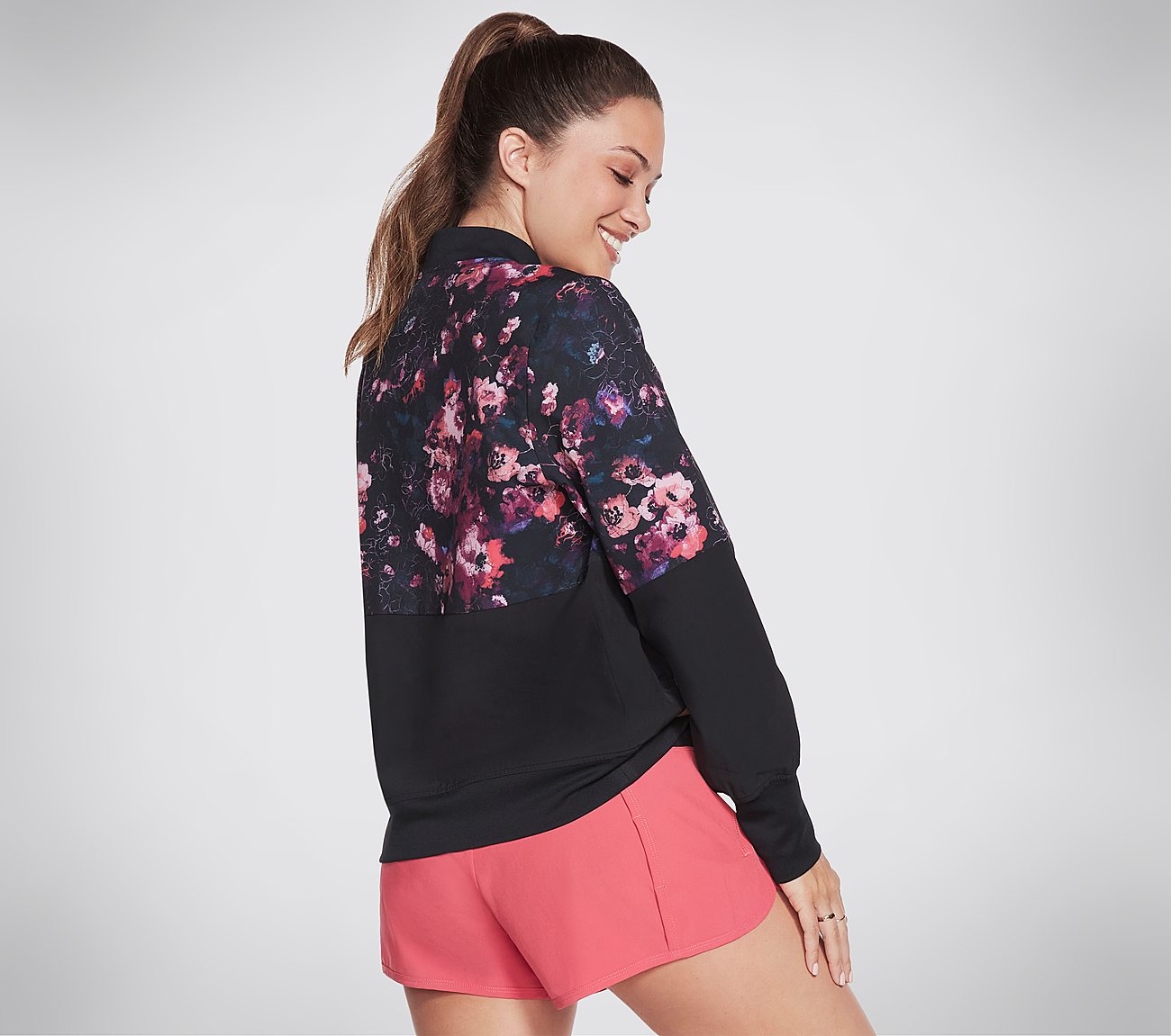 SKECHWEAVE LINEAR FLORAL REVE, MMULTI Apparel Top View