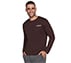 SKECHERS VAROCITY LS, BURGUNDY Apparels Lateral View