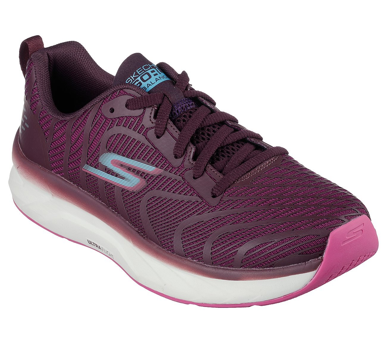 GO RUN BALANCE 2, PURPLE Footwear Lateral View