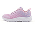 GO RUN 650 - FIREY COLORS, PINK/LAVENDER Footwear Left View